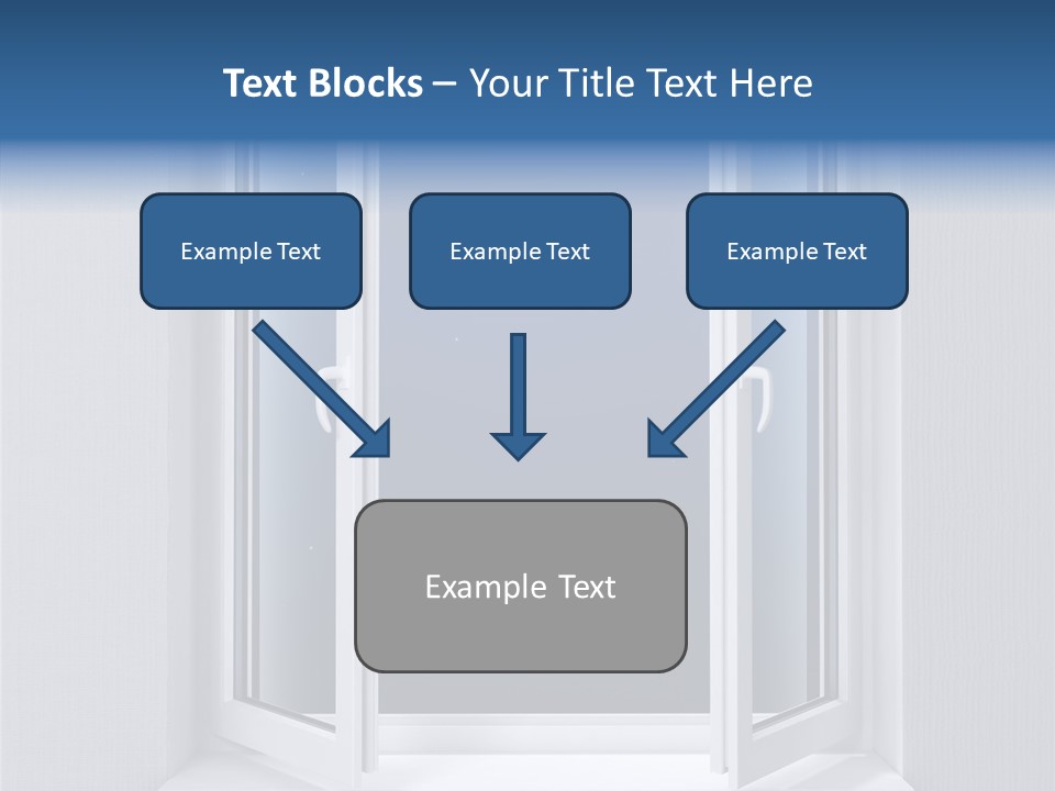 Building Vertical Frame PowerPoint Template