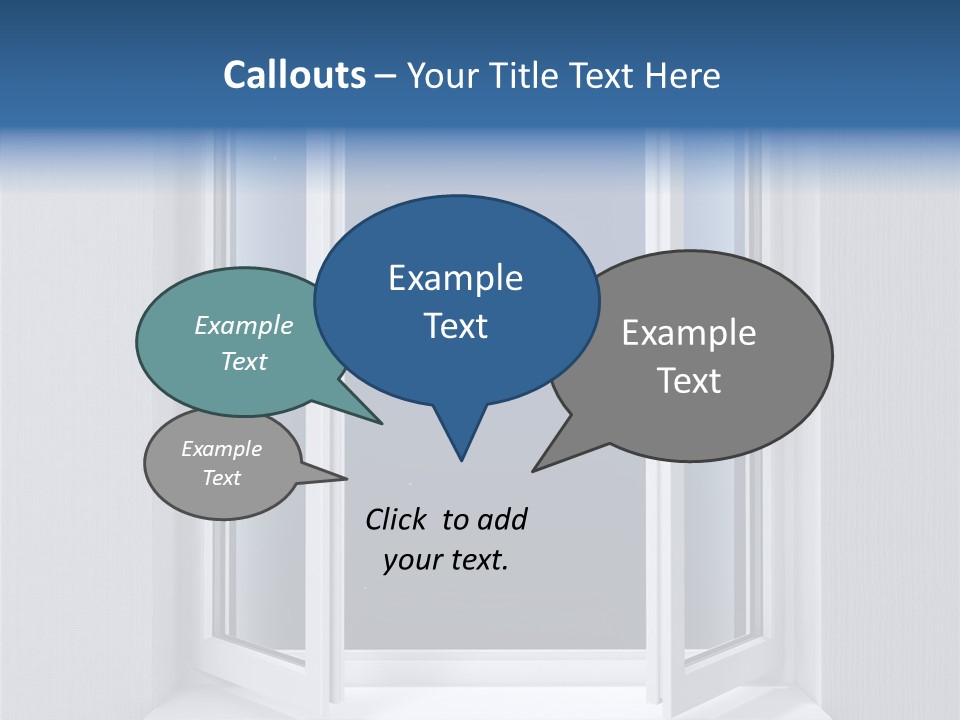 Building Vertical Frame PowerPoint Template