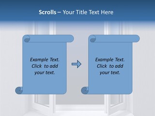 Building Vertical Frame PowerPoint Template