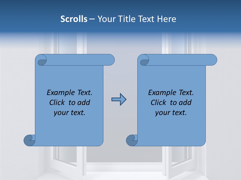 Building Vertical Frame PowerPoint Template