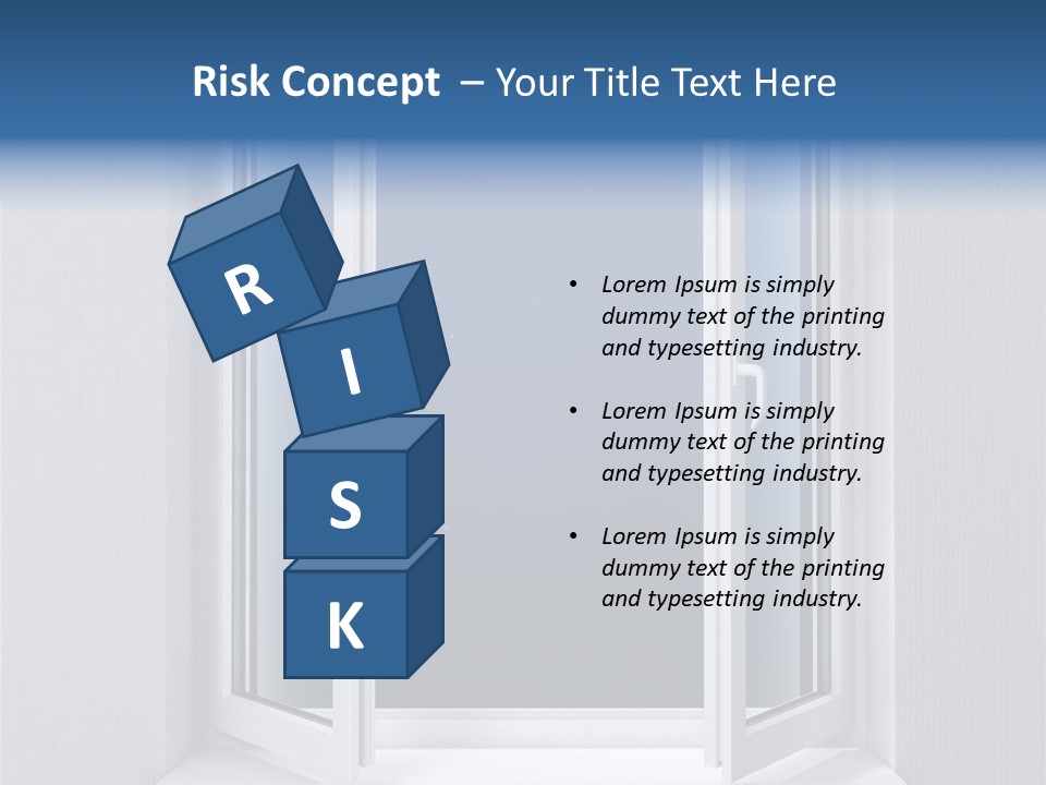 Building Vertical Frame PowerPoint Template
