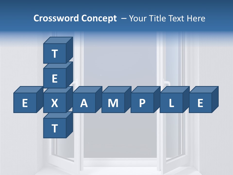 Building Vertical Frame PowerPoint Template