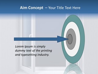 Building Vertical Frame PowerPoint Template