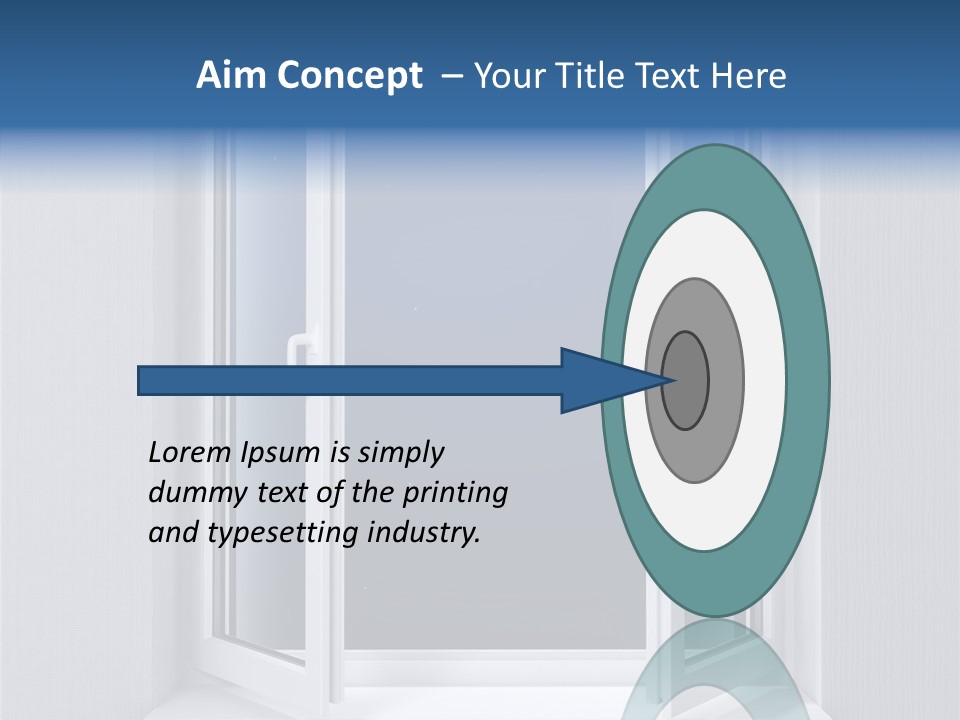 Building Vertical Frame PowerPoint Template