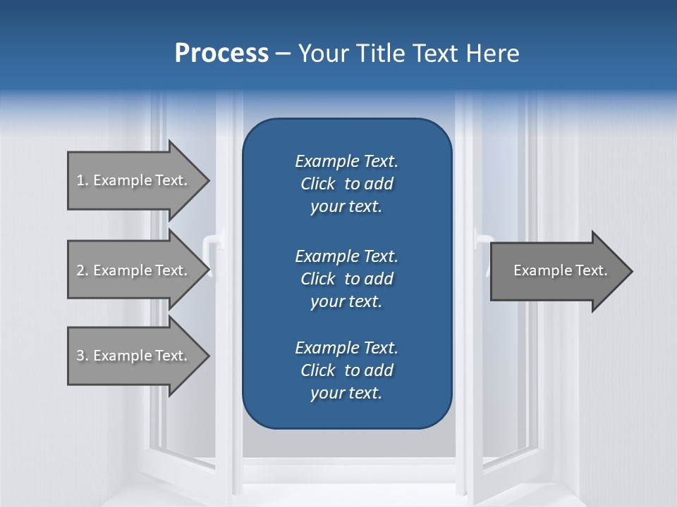 Building Vertical Frame PowerPoint Template