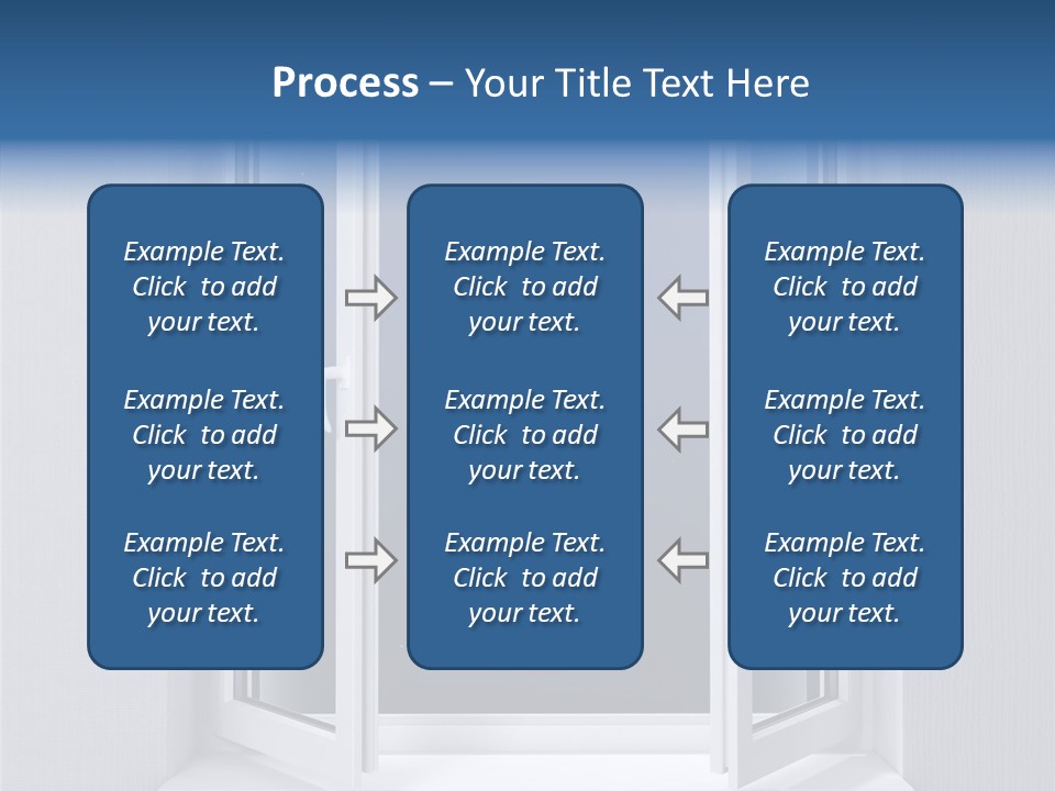 Building Vertical Frame PowerPoint Template