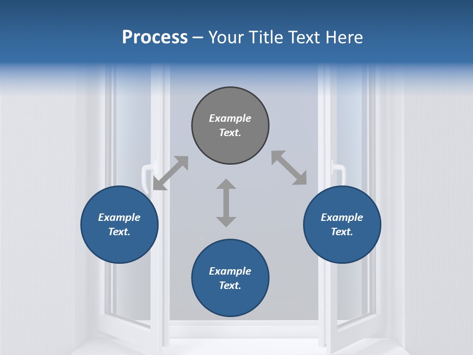 Building Vertical Frame PowerPoint Template