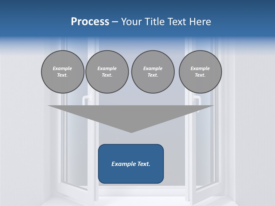 Building Vertical Frame PowerPoint Template