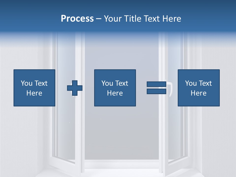 Building Vertical Frame PowerPoint Template