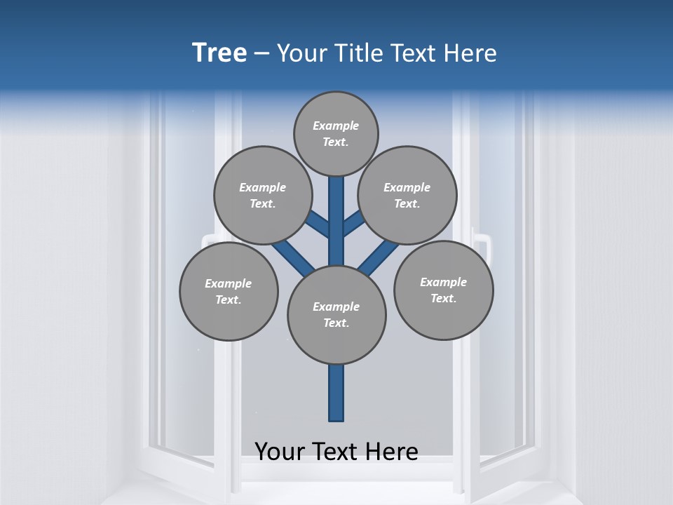 Building Vertical Frame PowerPoint Template
