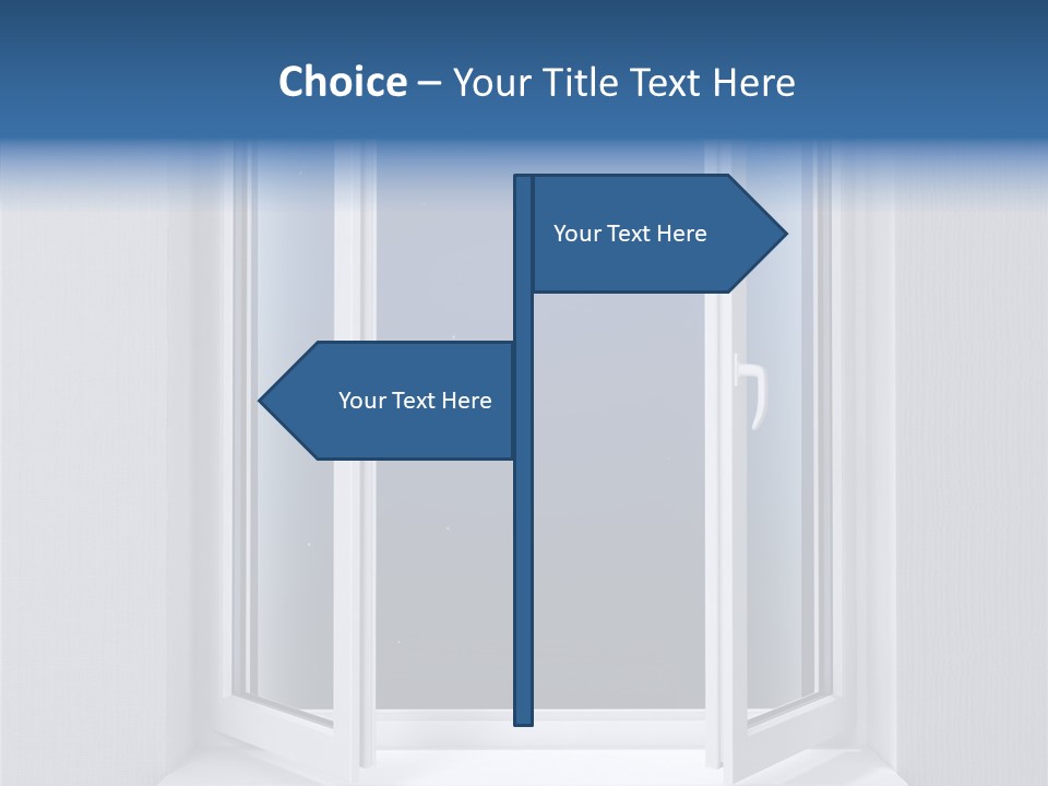 Building Vertical Frame PowerPoint Template
