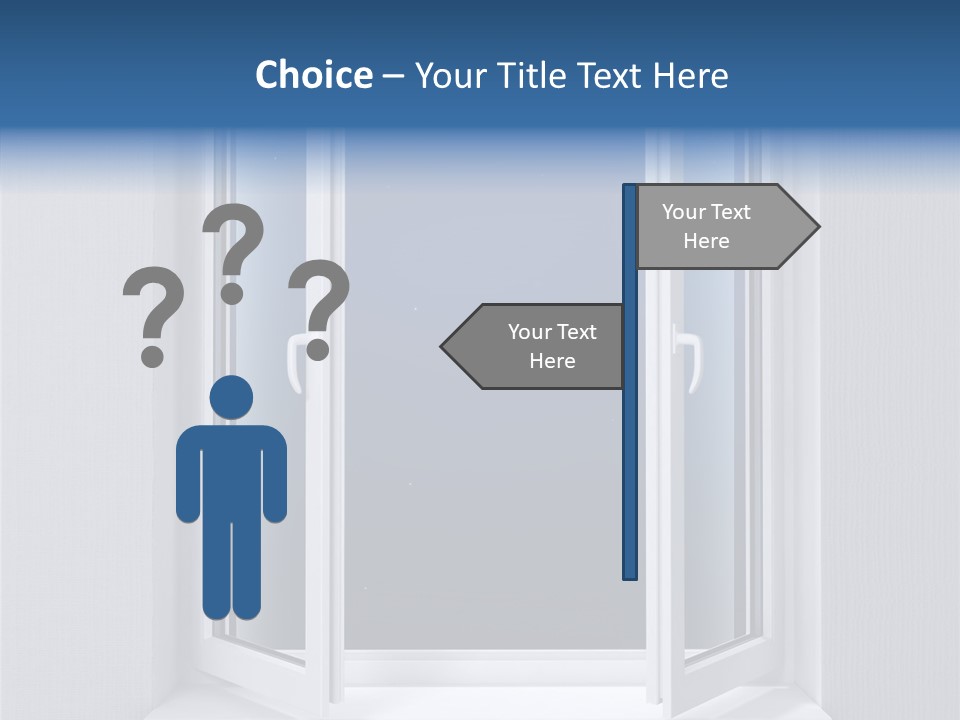 Building Vertical Frame PowerPoint Template