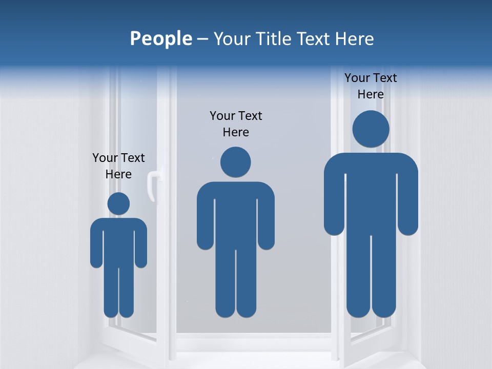 Building Vertical Frame PowerPoint Template