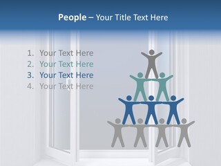 Building Vertical Frame PowerPoint Template