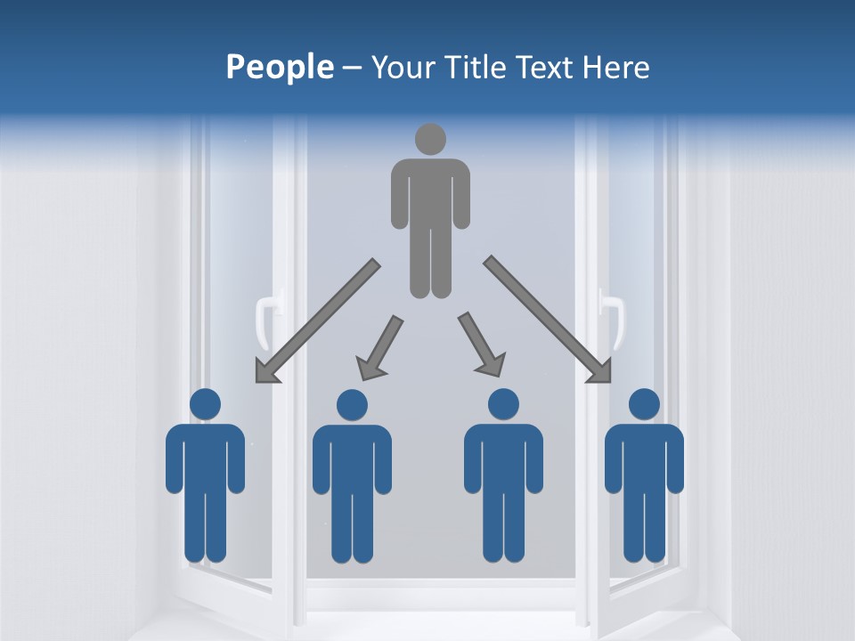 Building Vertical Frame PowerPoint Template