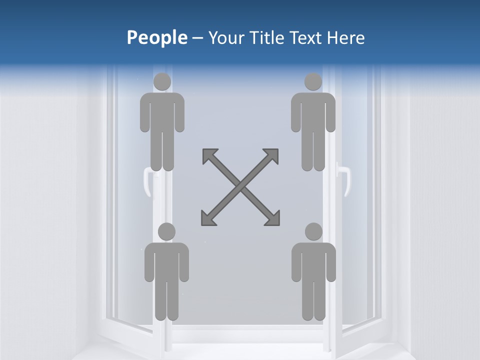 Building Vertical Frame PowerPoint Template
