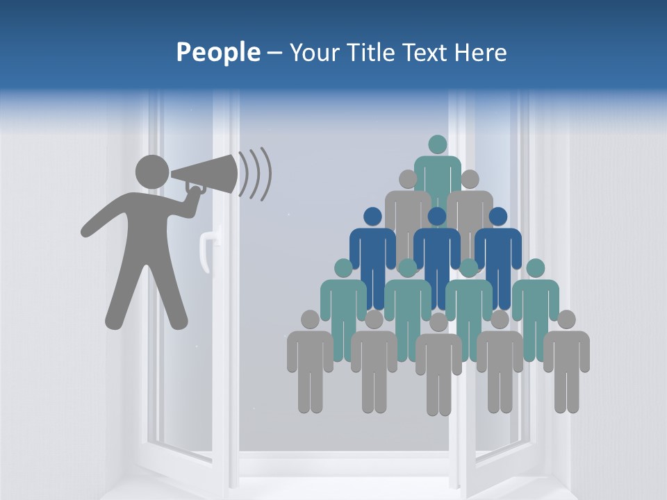 Building Vertical Frame PowerPoint Template