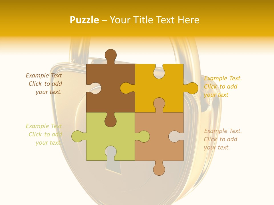 House Gold Exclusive PowerPoint Template