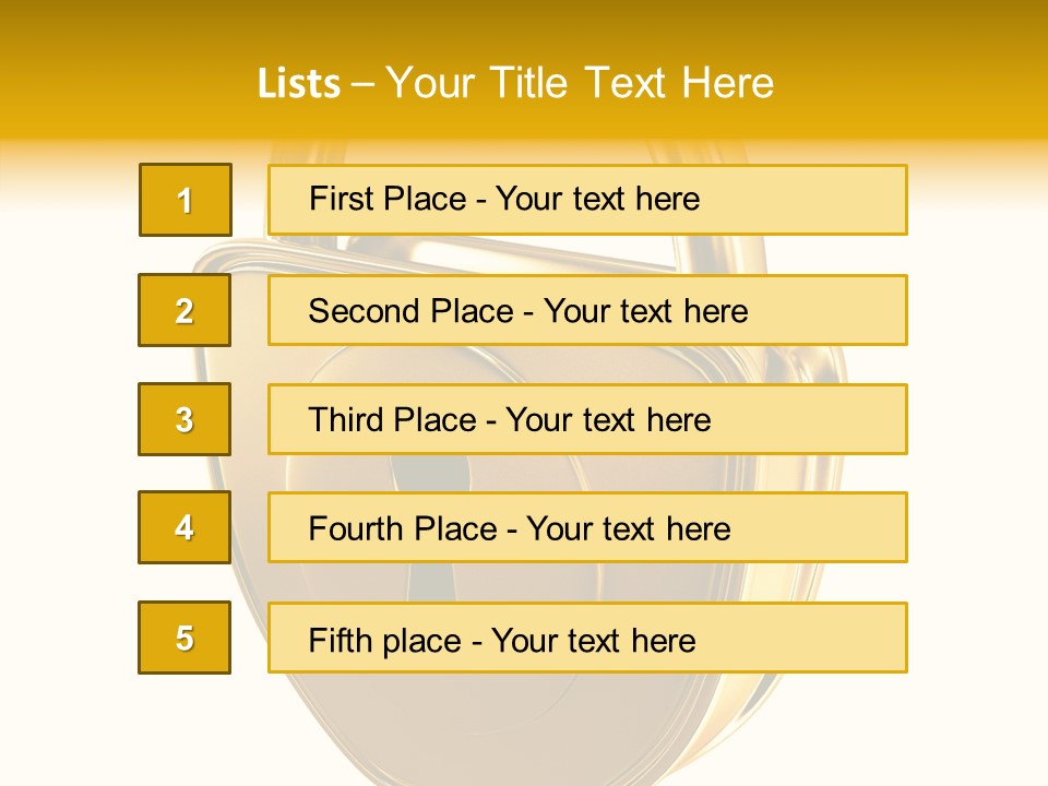 House Gold Exclusive PowerPoint Template