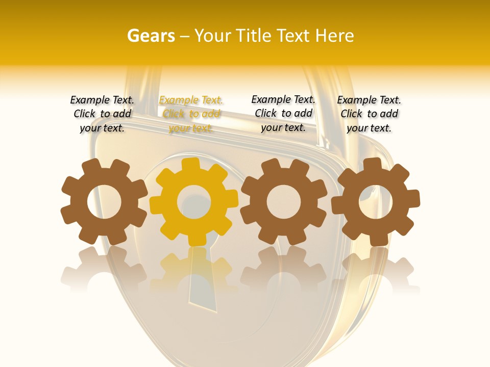 House Gold Exclusive PowerPoint Template