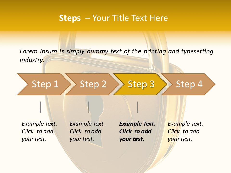 House Gold Exclusive PowerPoint Template