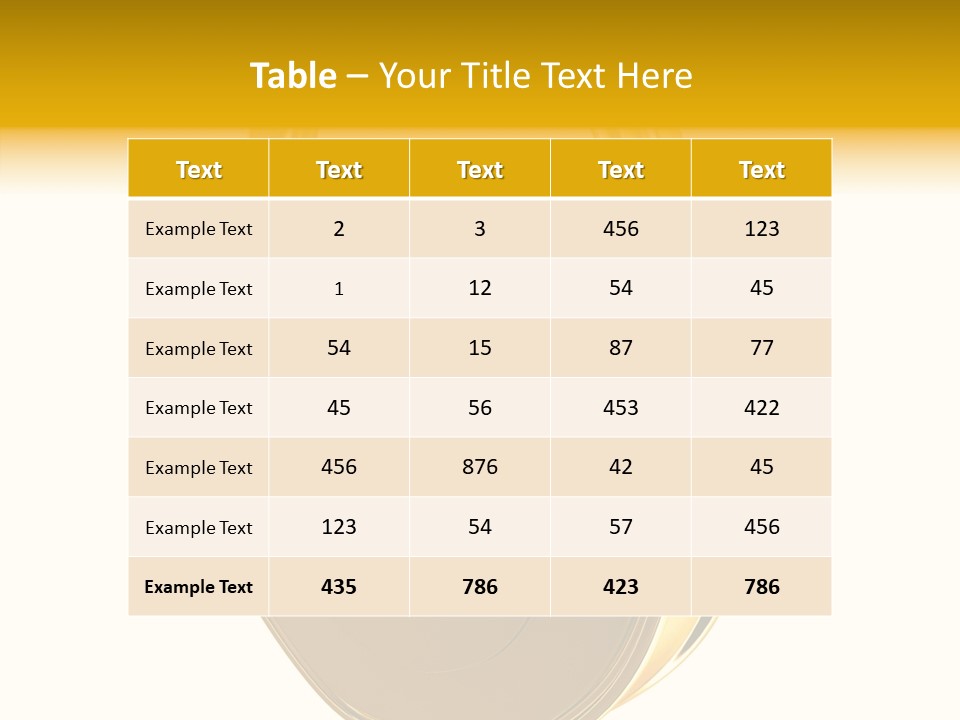 House Gold Exclusive PowerPoint Template