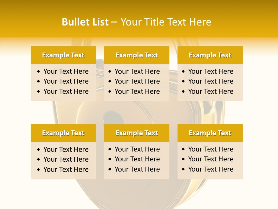 House Gold Exclusive PowerPoint Template