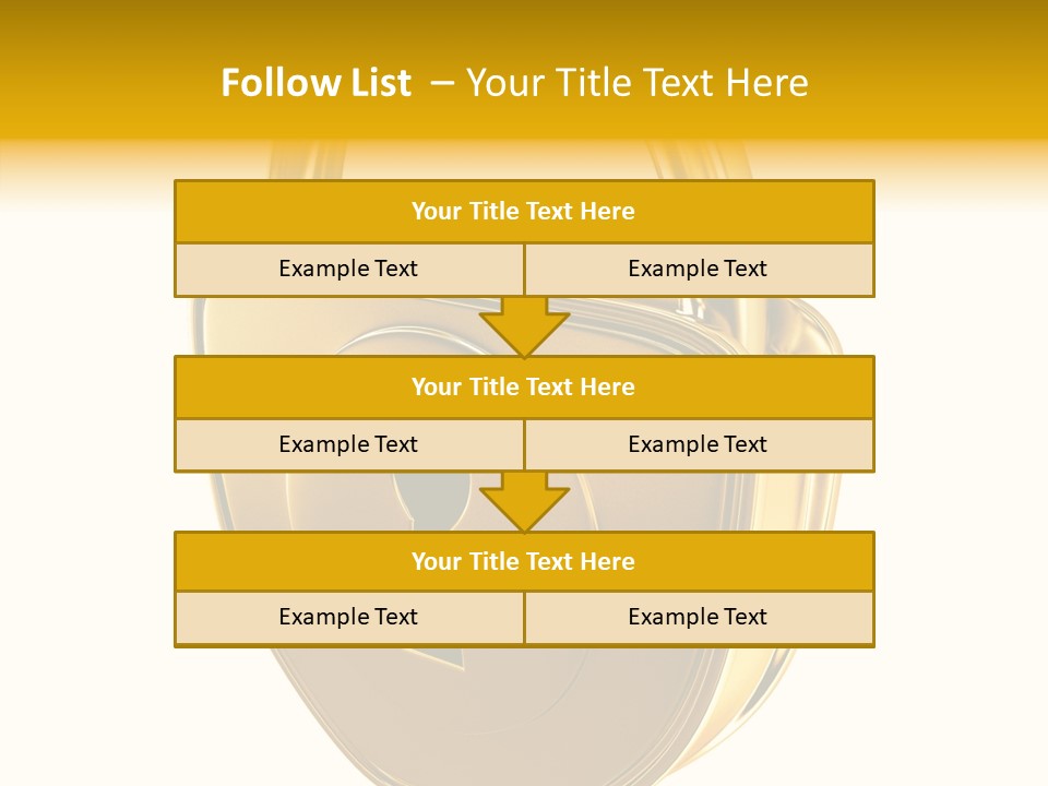 House Gold Exclusive PowerPoint Template
