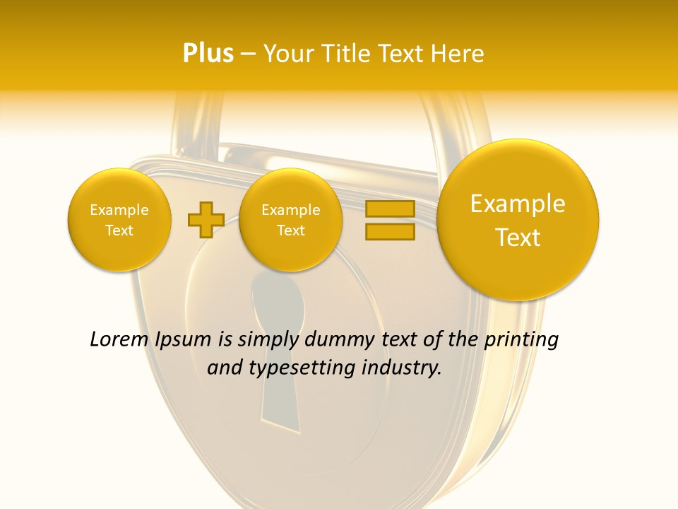 House Gold Exclusive PowerPoint Template
