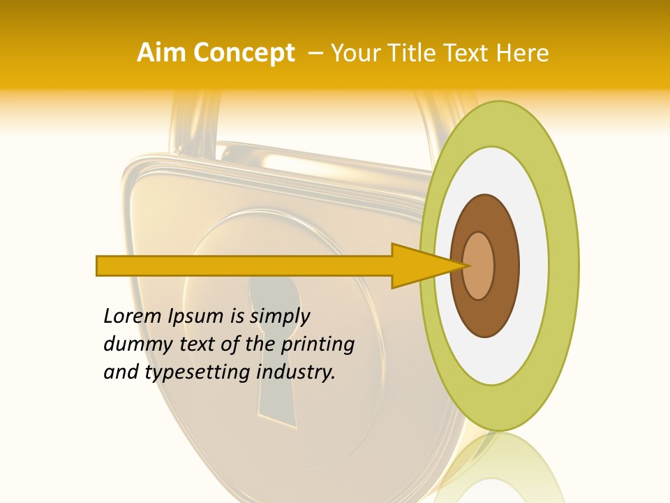 House Gold Exclusive PowerPoint Template