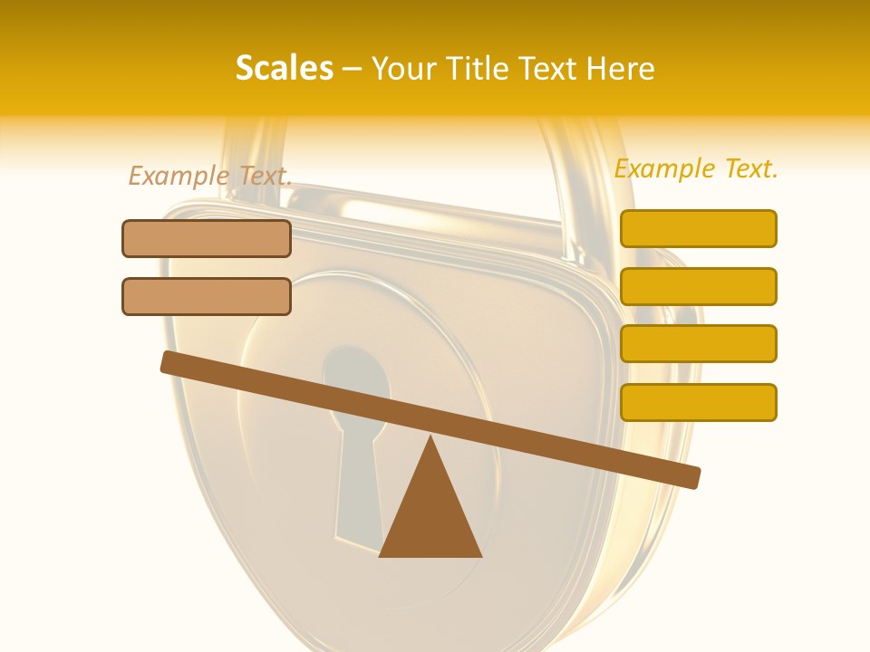 House Gold Exclusive PowerPoint Template