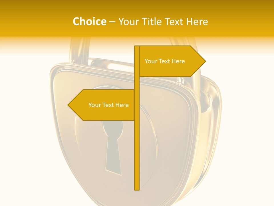 House Gold Exclusive PowerPoint Template
