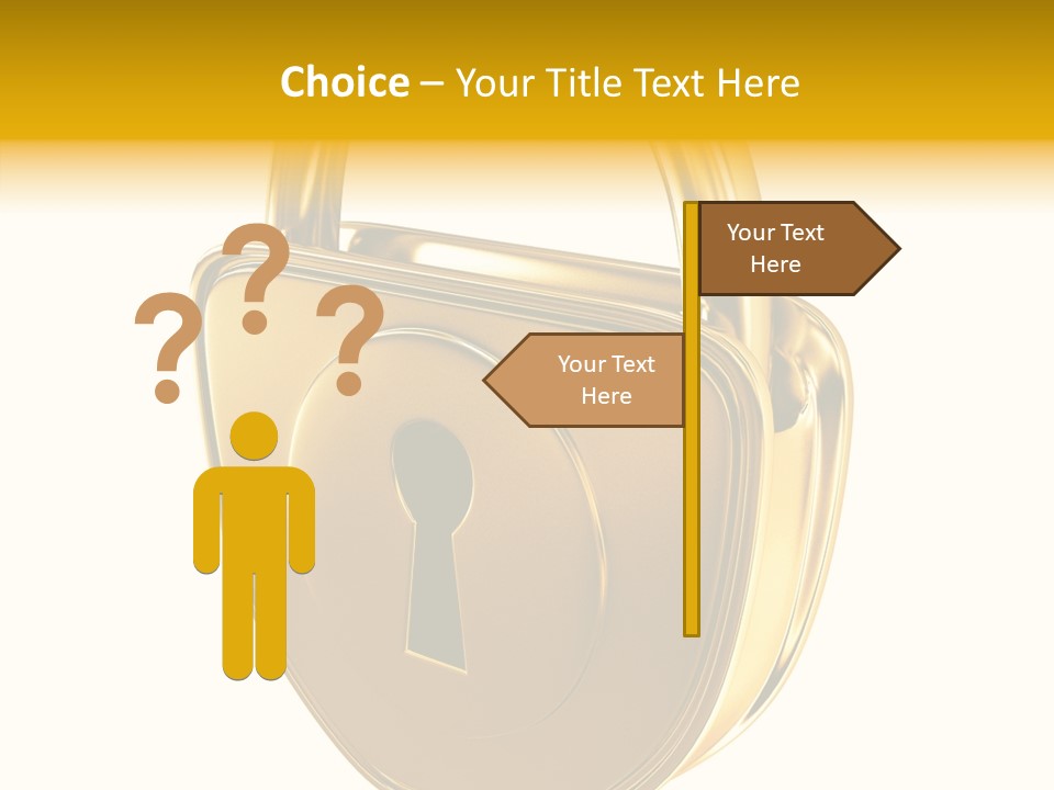 House Gold Exclusive PowerPoint Template