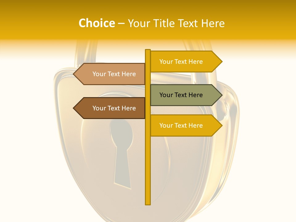 House Gold Exclusive PowerPoint Template