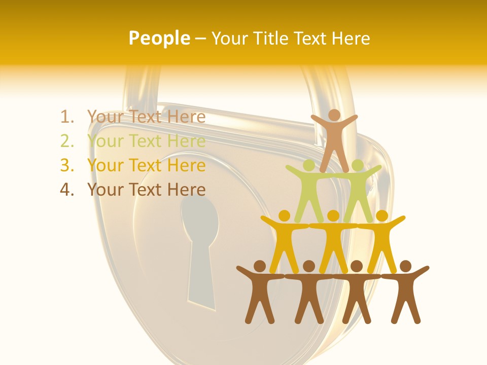 House Gold Exclusive PowerPoint Template