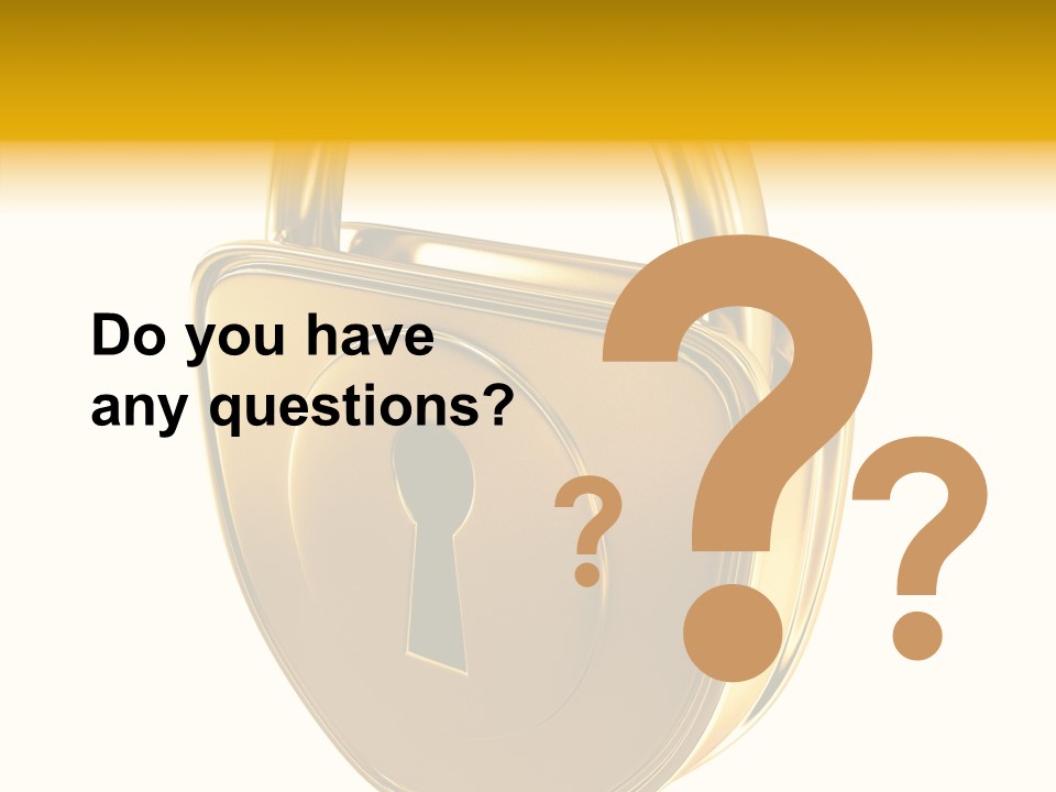 House Gold Exclusive PowerPoint Template