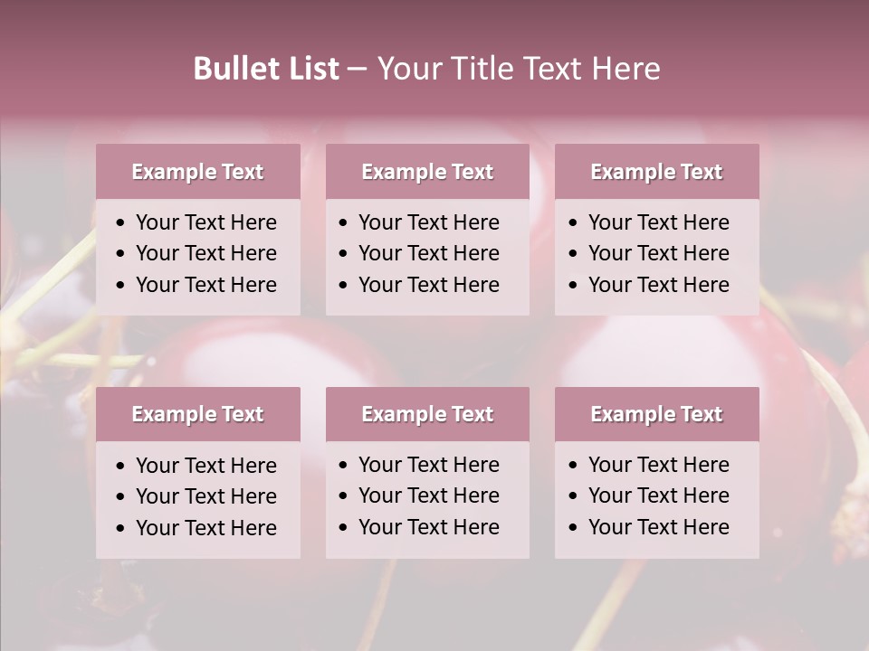 Eating Detail Produce PowerPoint Template
