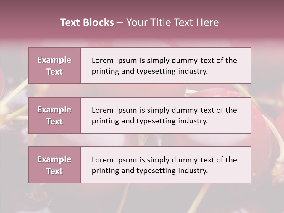Eating Detail Produce PowerPoint Template