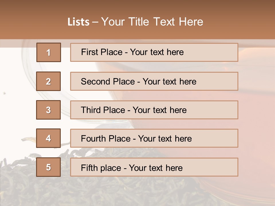 Relax Cafe Scented PowerPoint Template
