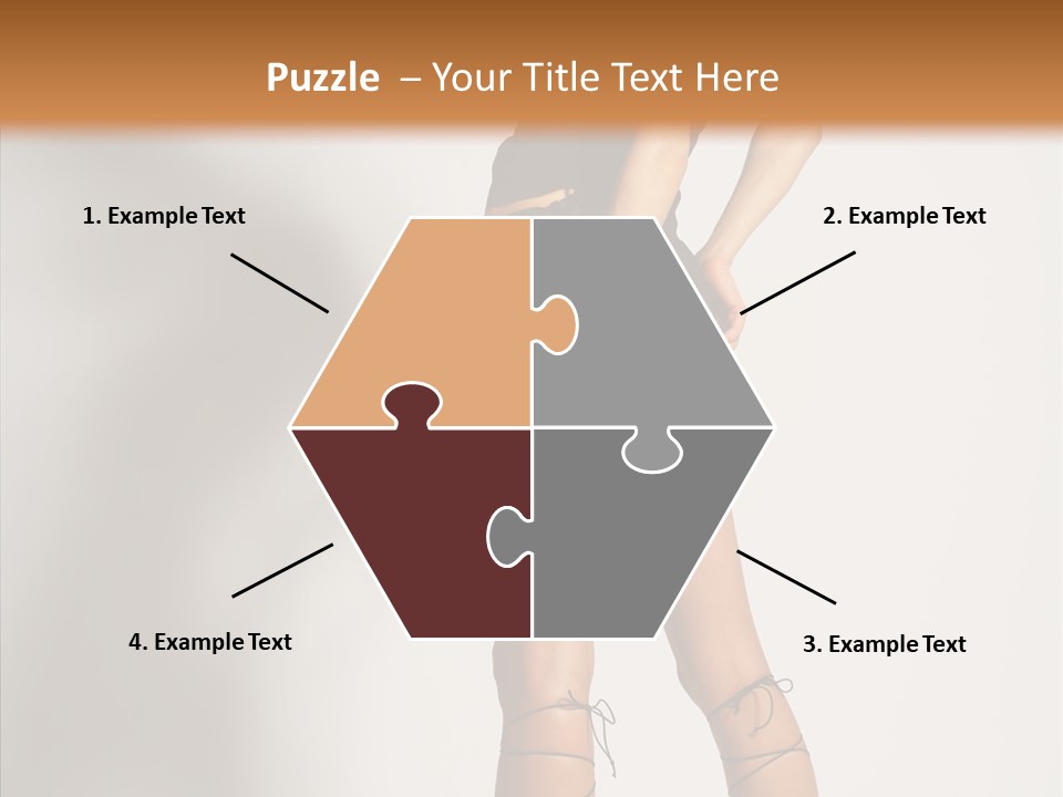 Positivity Hair Body PowerPoint Template