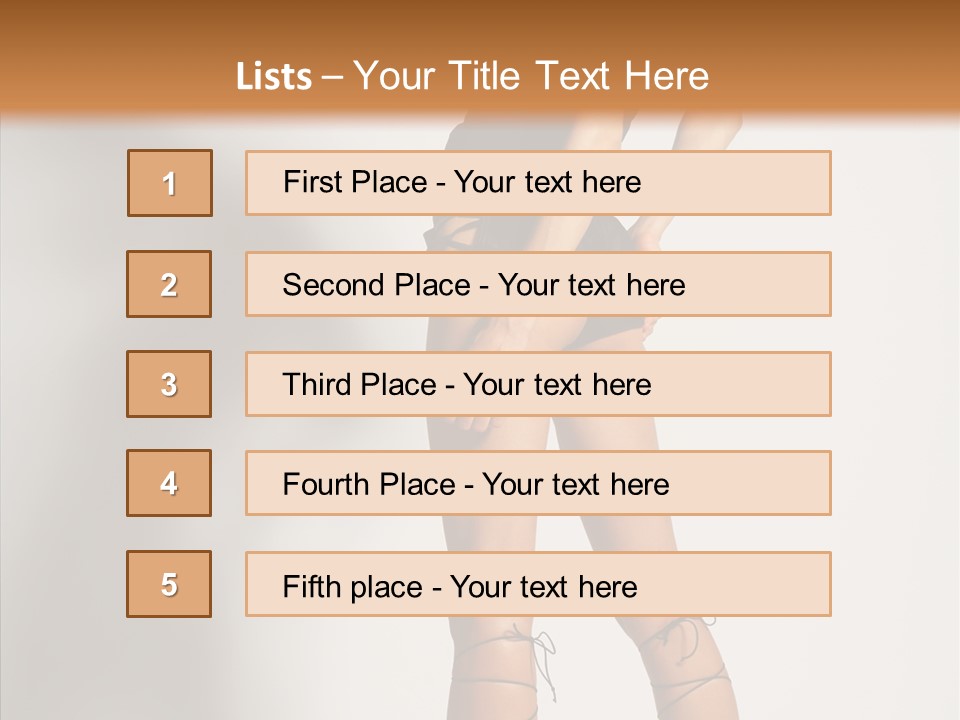 Positivity Hair Body PowerPoint Template