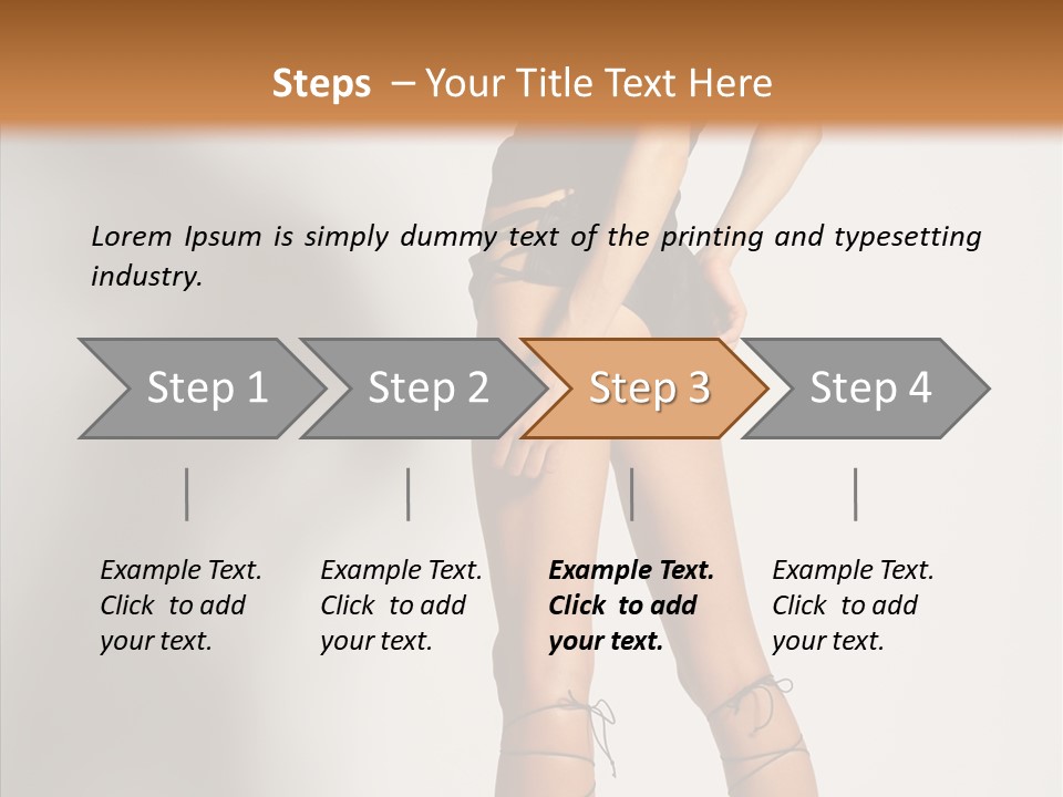 Positivity Hair Body PowerPoint Template