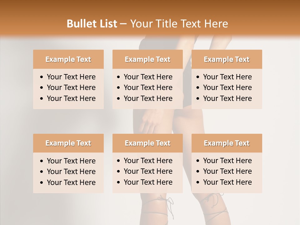 Positivity Hair Body PowerPoint Template