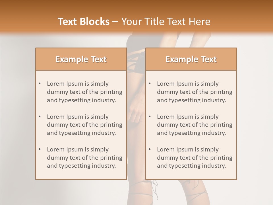Positivity Hair Body PowerPoint Template