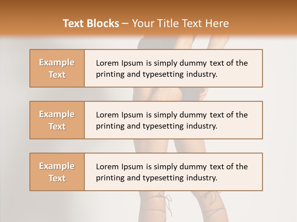 Positivity Hair Body PowerPoint Template