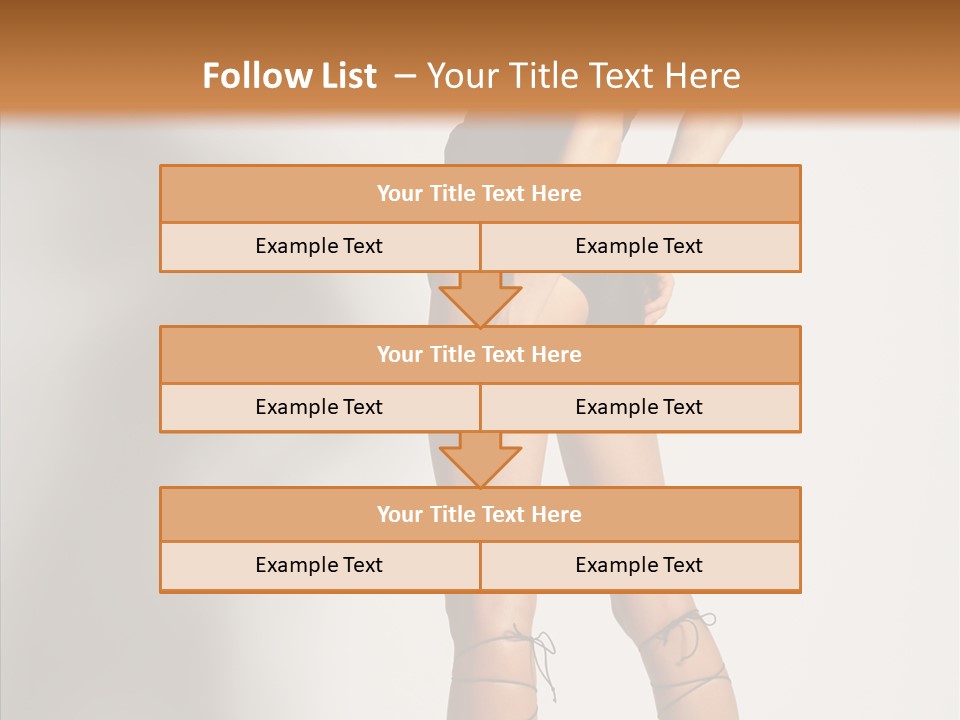 Positivity Hair Body PowerPoint Template