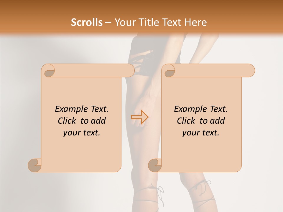 Positivity Hair Body PowerPoint Template