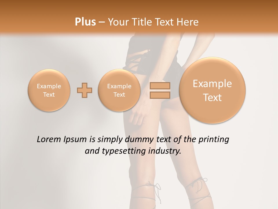 Positivity Hair Body PowerPoint Template