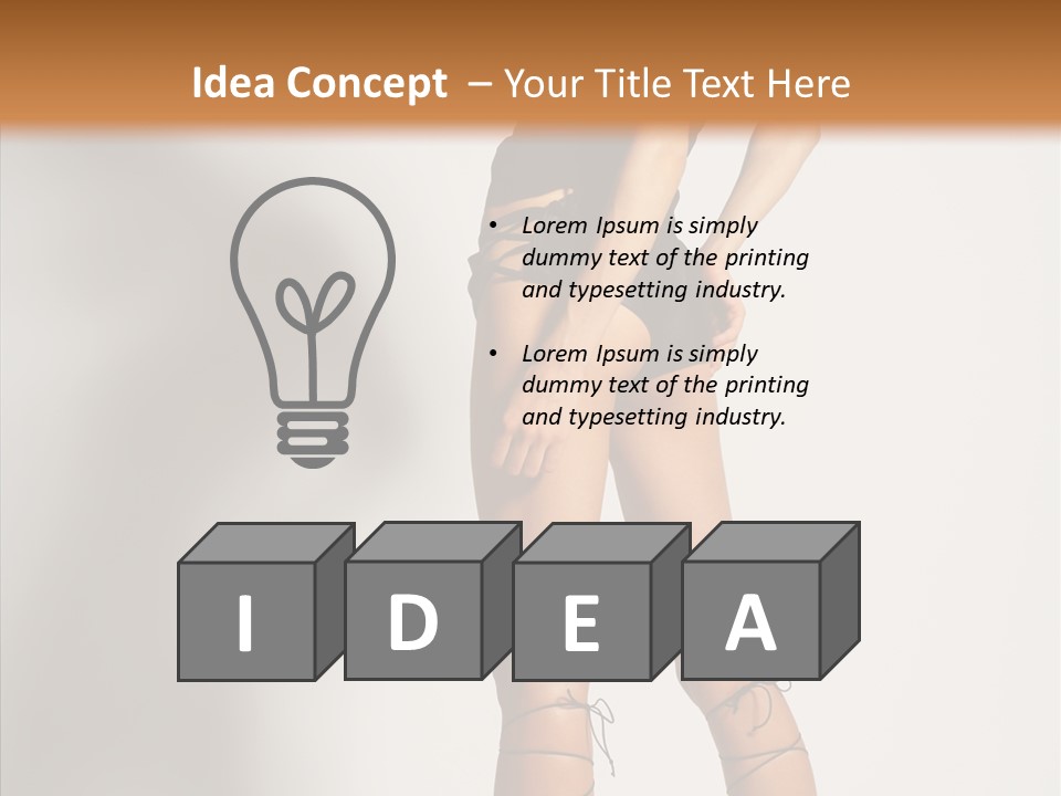 Positivity Hair Body PowerPoint Template