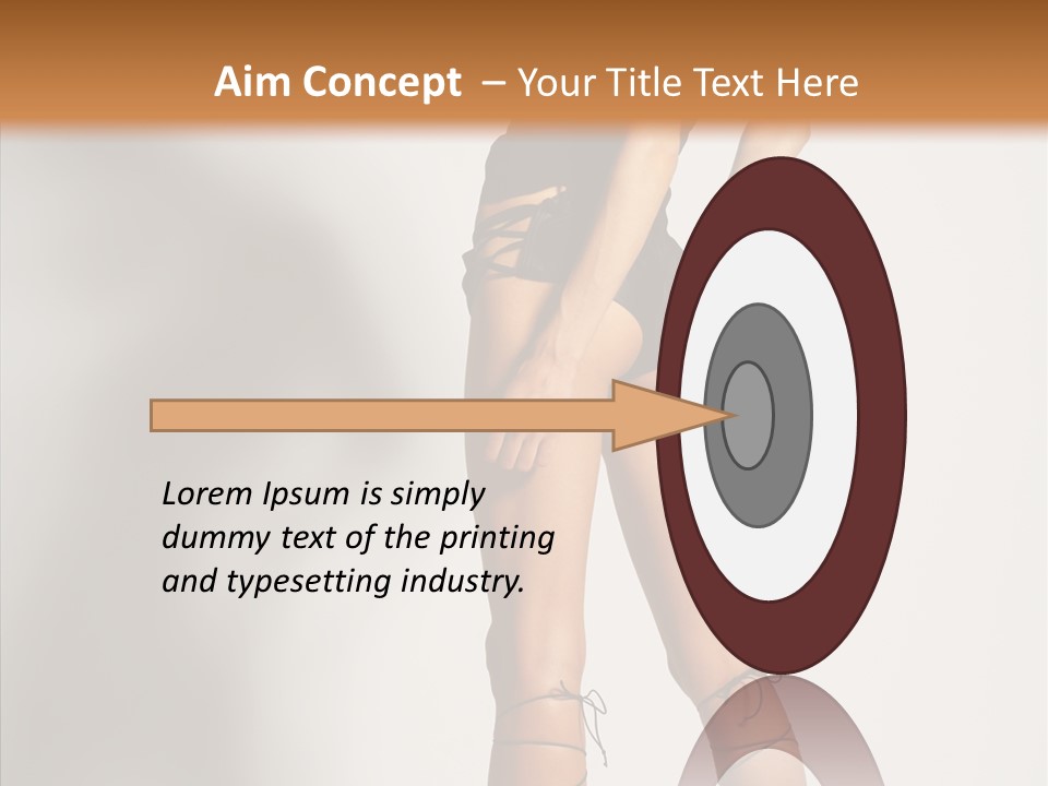 Positivity Hair Body PowerPoint Template